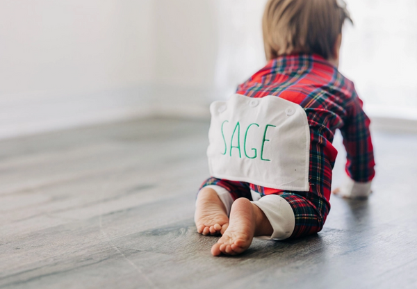 Tartan Buttflap PJs - Infant