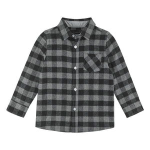 Grey Plaid Flannel