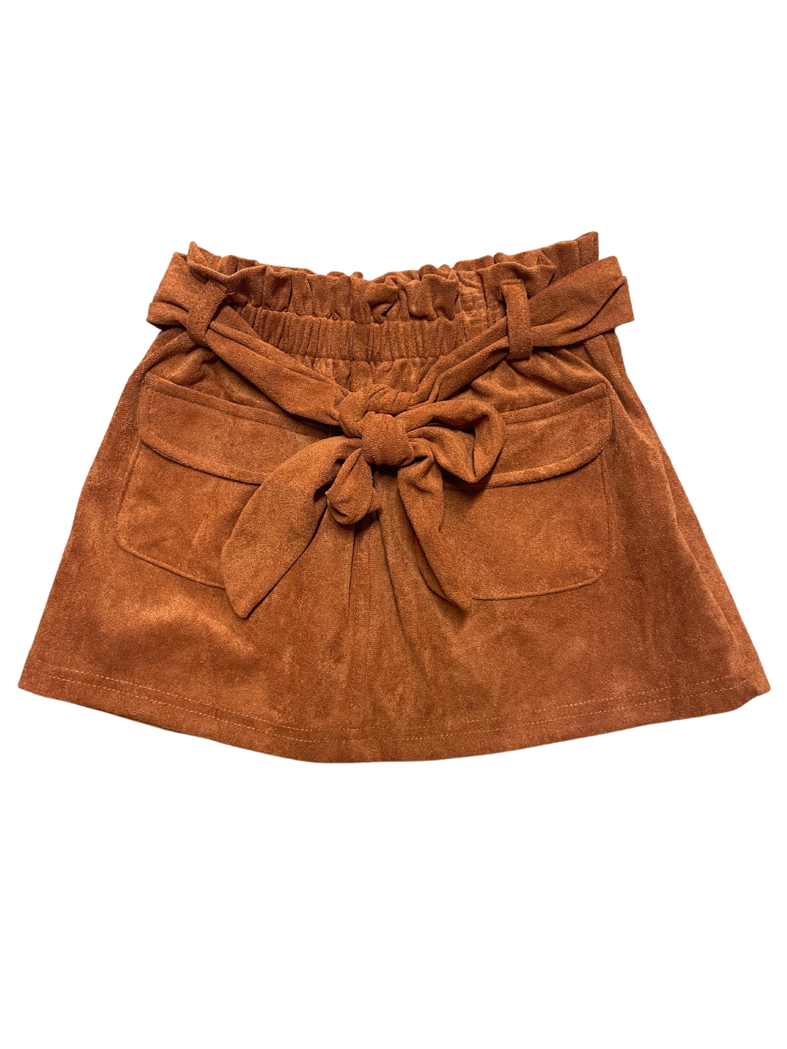 Rust Suede Skirt