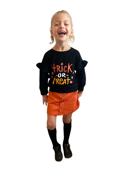 Trick or Treat Skirt Set