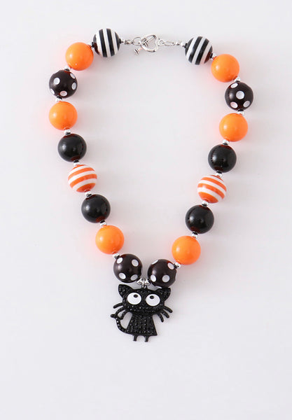 Orange Cat Necklace