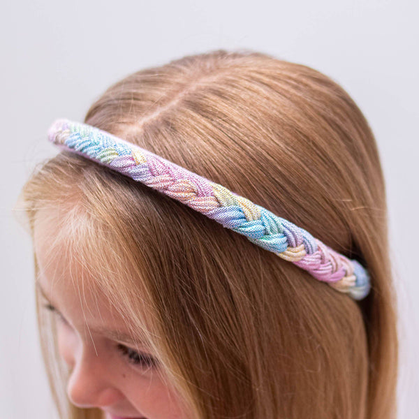 Metallic Braided Headband (4 colors available)
