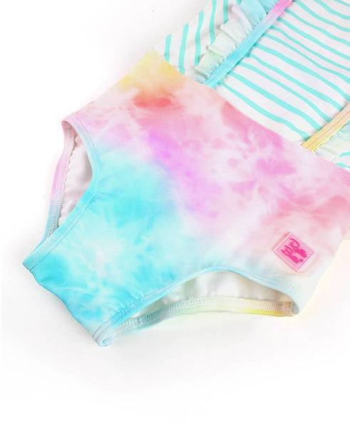 Rainbow Tie Dye Pinafore One Piece