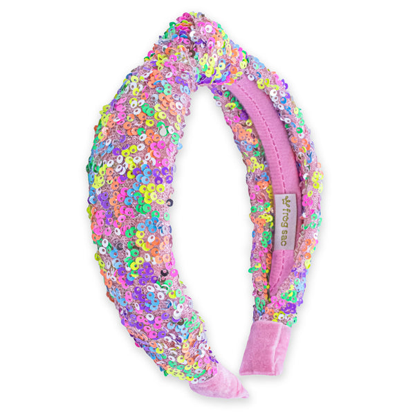 Sparkly Sequin Knot Headband (3 colors available)