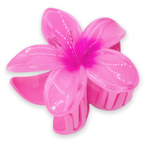 Plumeria Flower Hair Claw Clip - Tropical Floral