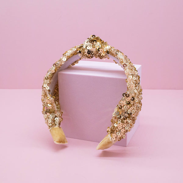 Sparkly Sequin Knot Headband (4 colors available)