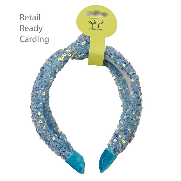 Sparkly Sequin Knot Headband (4 colors available)
