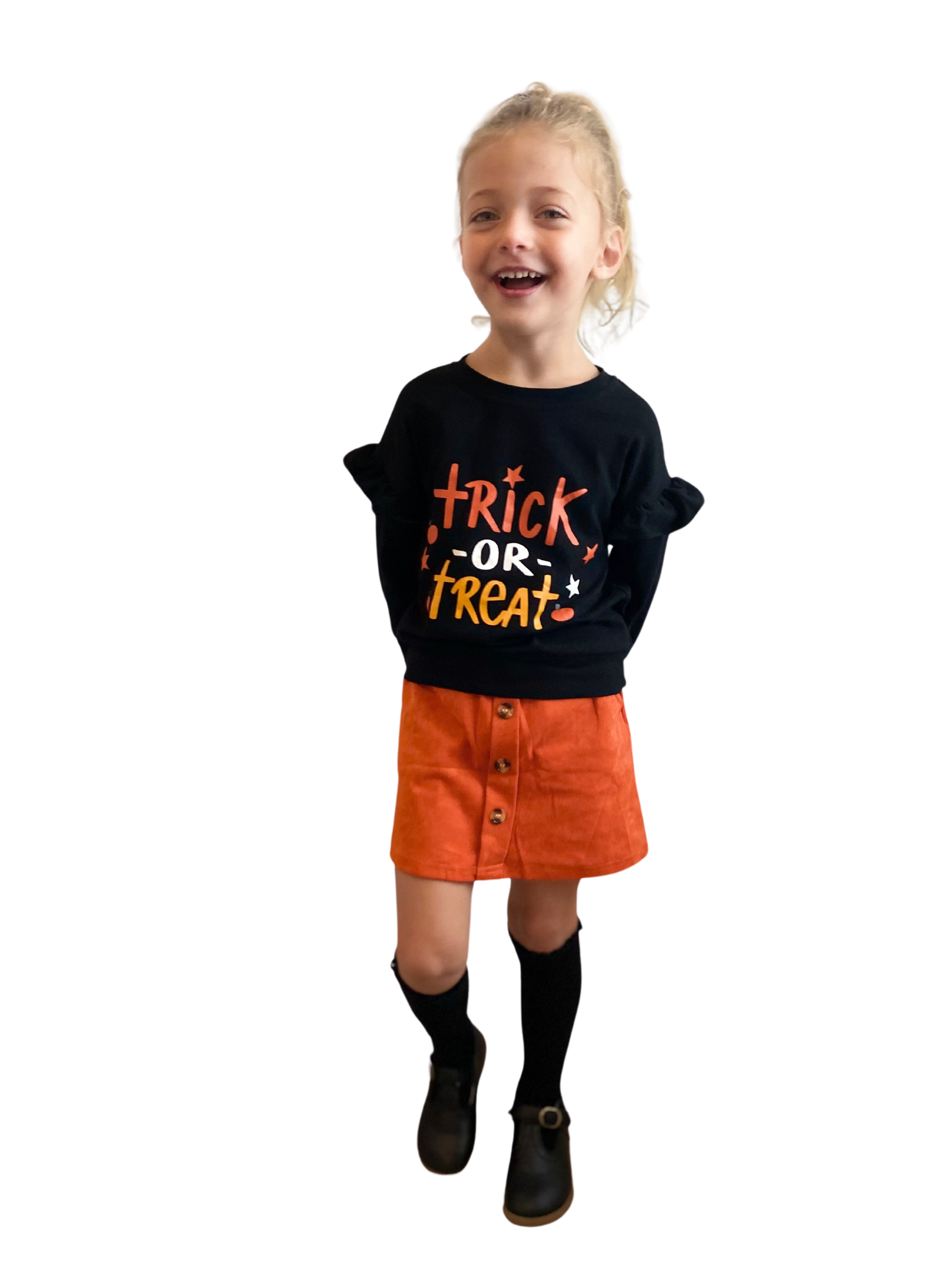 Trick or Treat Skirt Set