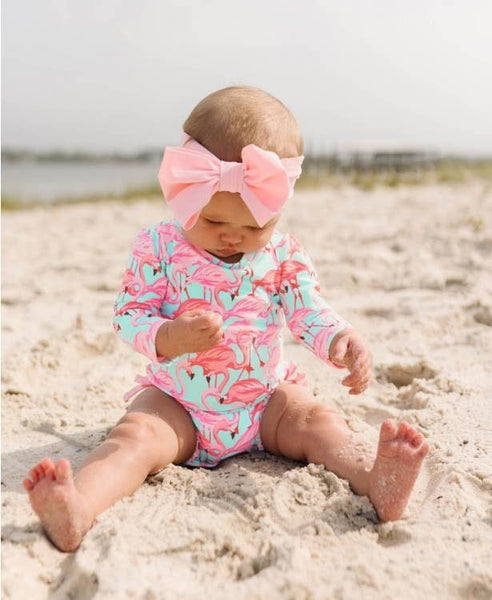 Pink Swim Bow Headband