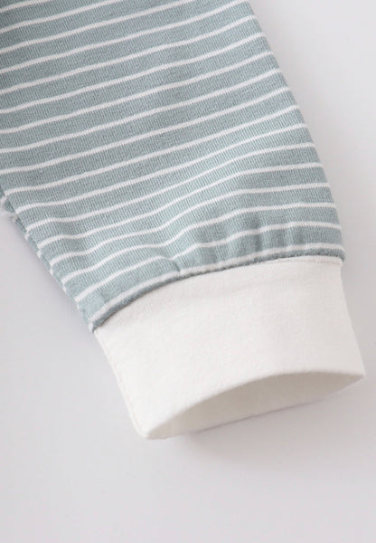 Green Striped 3 Piece Baby Set