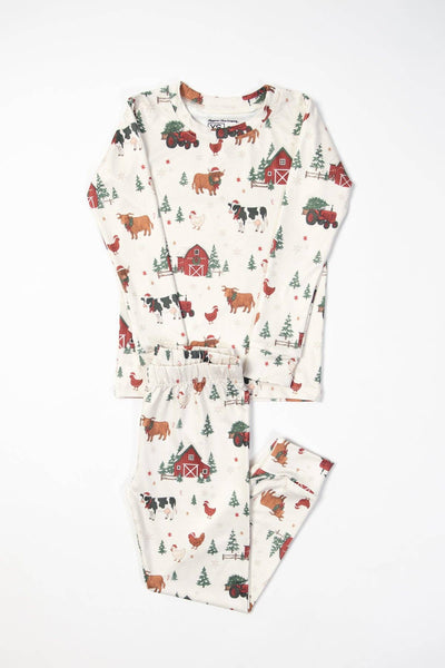 Christmas Barns & Animals Toddler/Youth Pajama Set