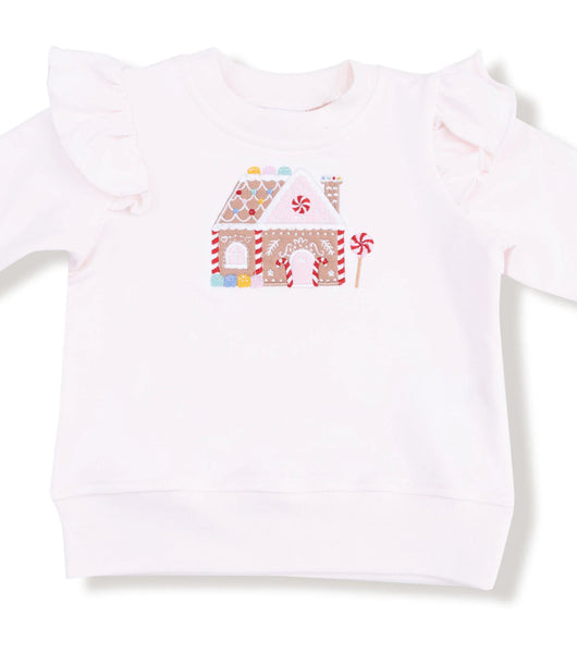 Gingerbread Ruffle Sweatshirt