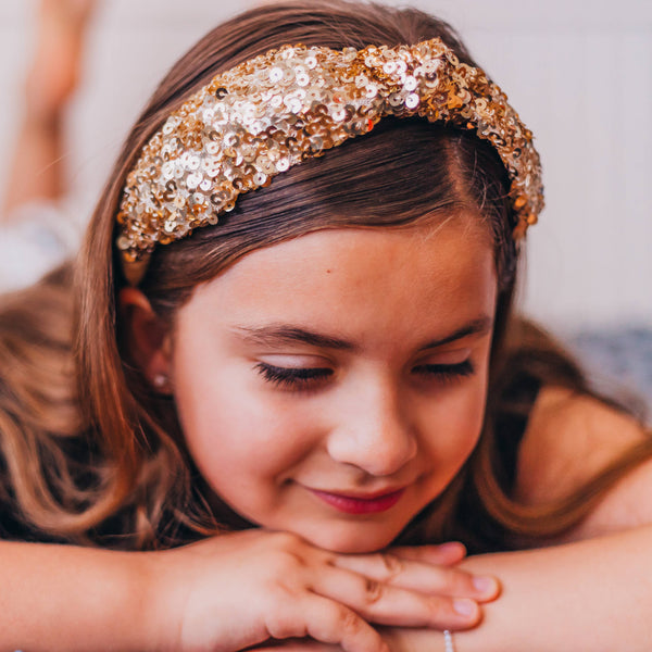 Sparkly Sequin Knot Headband (4 colors available)