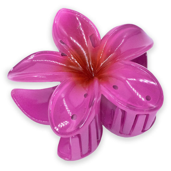 Plumeria Flower Hair Claw Clip - Tropical Floral