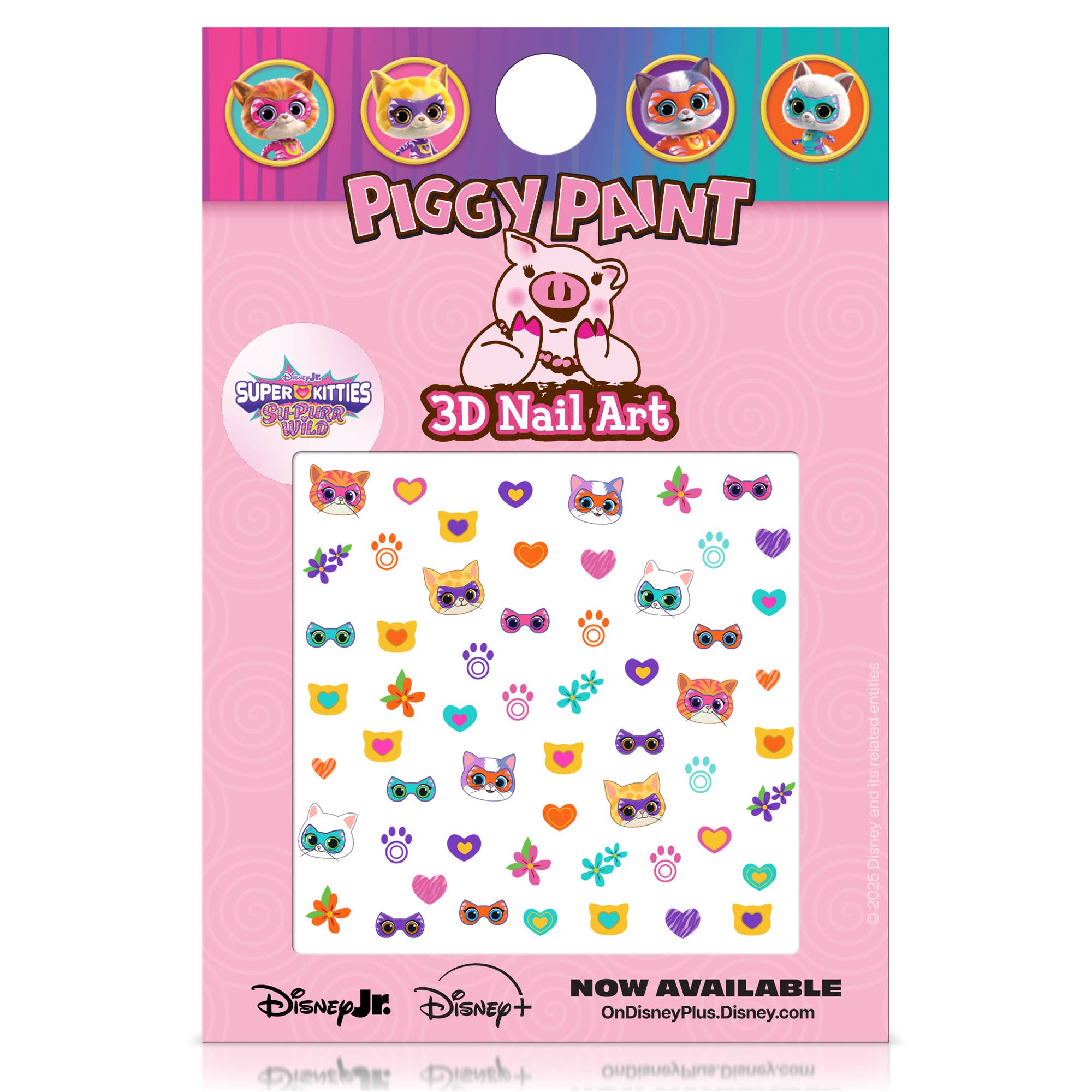 3D SuperKitties Nail Art