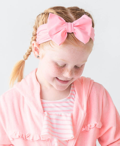 Pink Swim Bow Headband