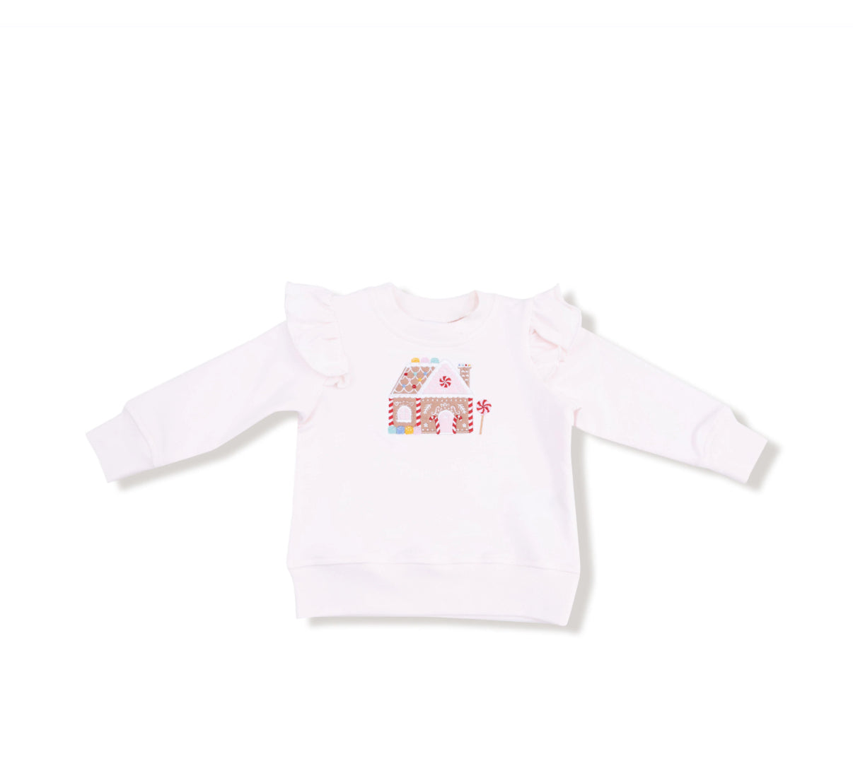 Gingerbread Ruffle Sweatshirt