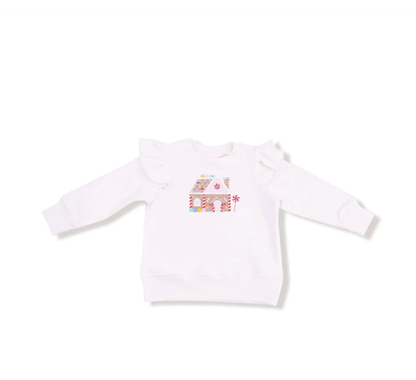 Gingerbread Ruffle Sweatshirt