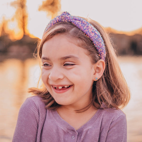 Sparkly Sequin Knot Headband (4 colors available)