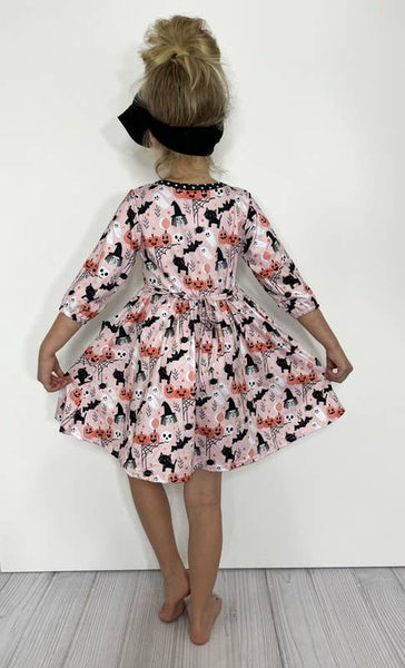 Bats & Black Cats Girls Dress