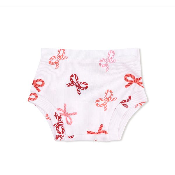 Candy Cane Bow Dress & Bloomers