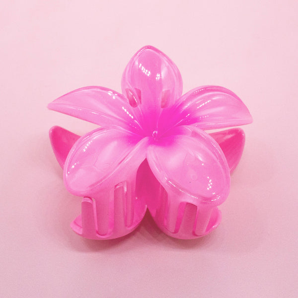 Plumeria Flower Hair Claw Clip - Tropical Floral