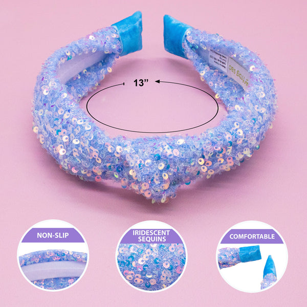 Sparkly Sequin Knot Headband (4 colors available)