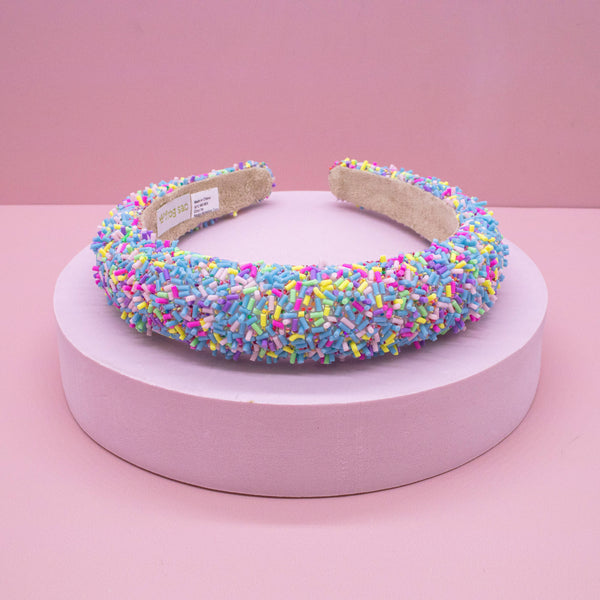Padded Sprinkles Headband - Confetti Hair Band