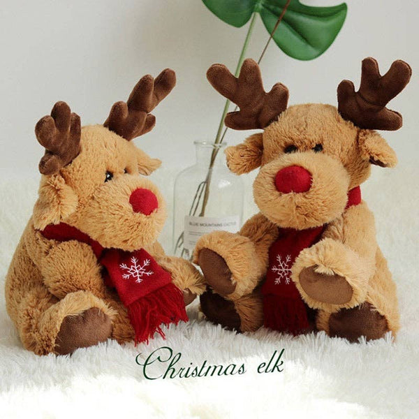 12 Inch Christmas Elk plushy. Elk1