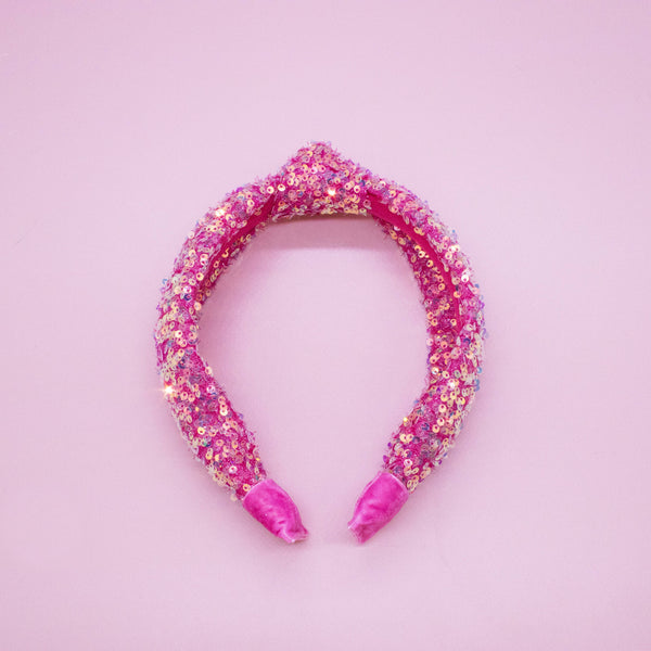 Sparkly Sequin Knot Headband (4 colors available)