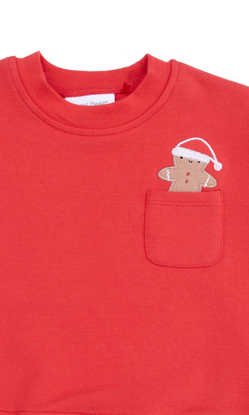 Gingerbread Pocket Sweatshirt