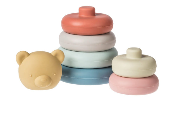 Simply Silicone Stacking Rings – Teddy – 6″