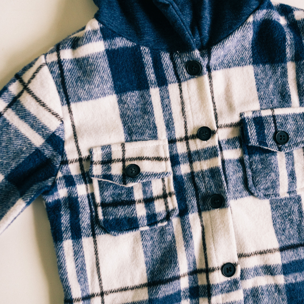 Navy Plaid Flannel