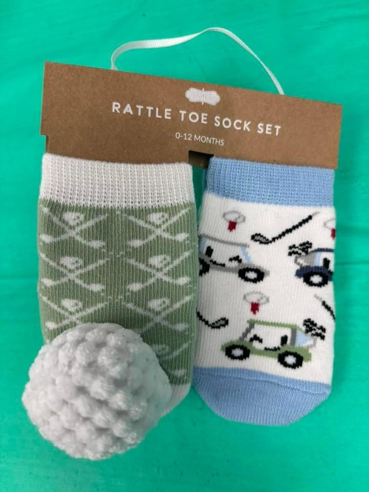 Golf Ball Toe Sock Set