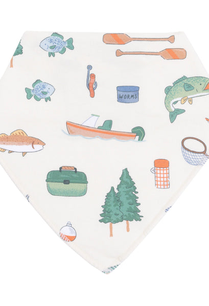 Fishing Things Bandana Bib