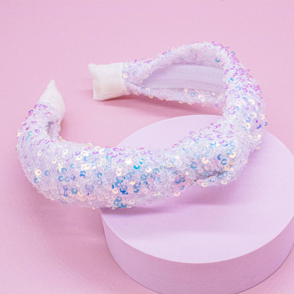 Sparkly Sequin Knot Headband (3 colors available)