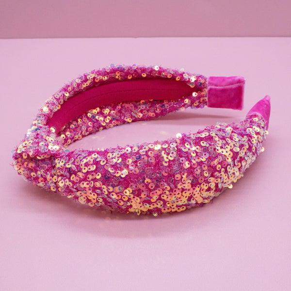 Sparkly Sequin Knot Headband (4 colors available)