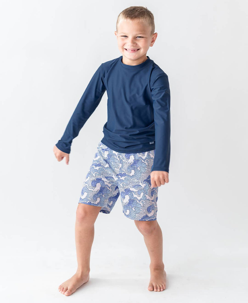 Ocean Camo Swim Trunks – Grace & Alice