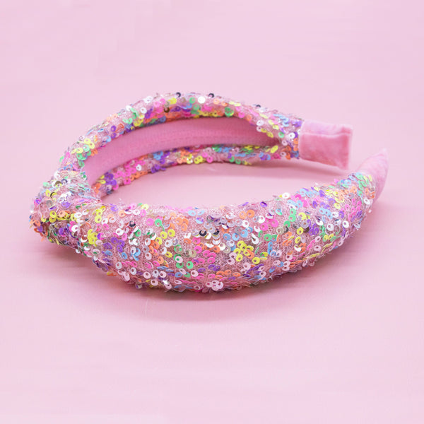 Sparkly Sequin Knot Headband (3 colors available)