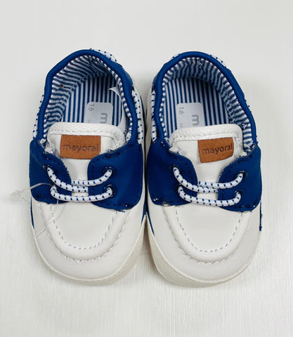 White & Blue Deck Shoes