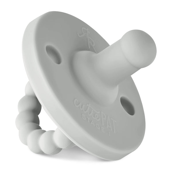 Grey Cutie PAT Round (Pacifier + Teether) Stage 1