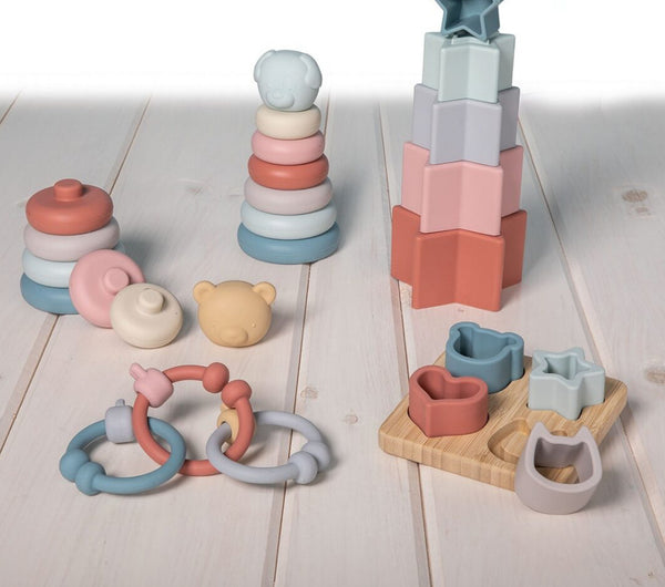 Simply Silicone Stacking Rings – Teddy – 6″