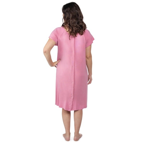 Rose Mommy Labor, Delivery, & Nursing Gown