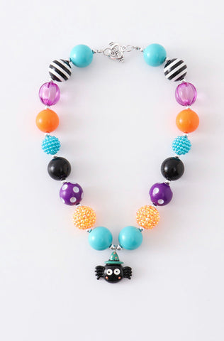 Halloween Spider Bubble Necklace