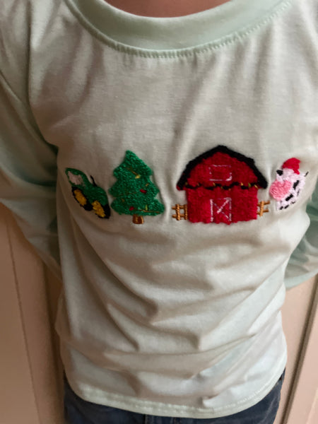 Country Christmas Top
