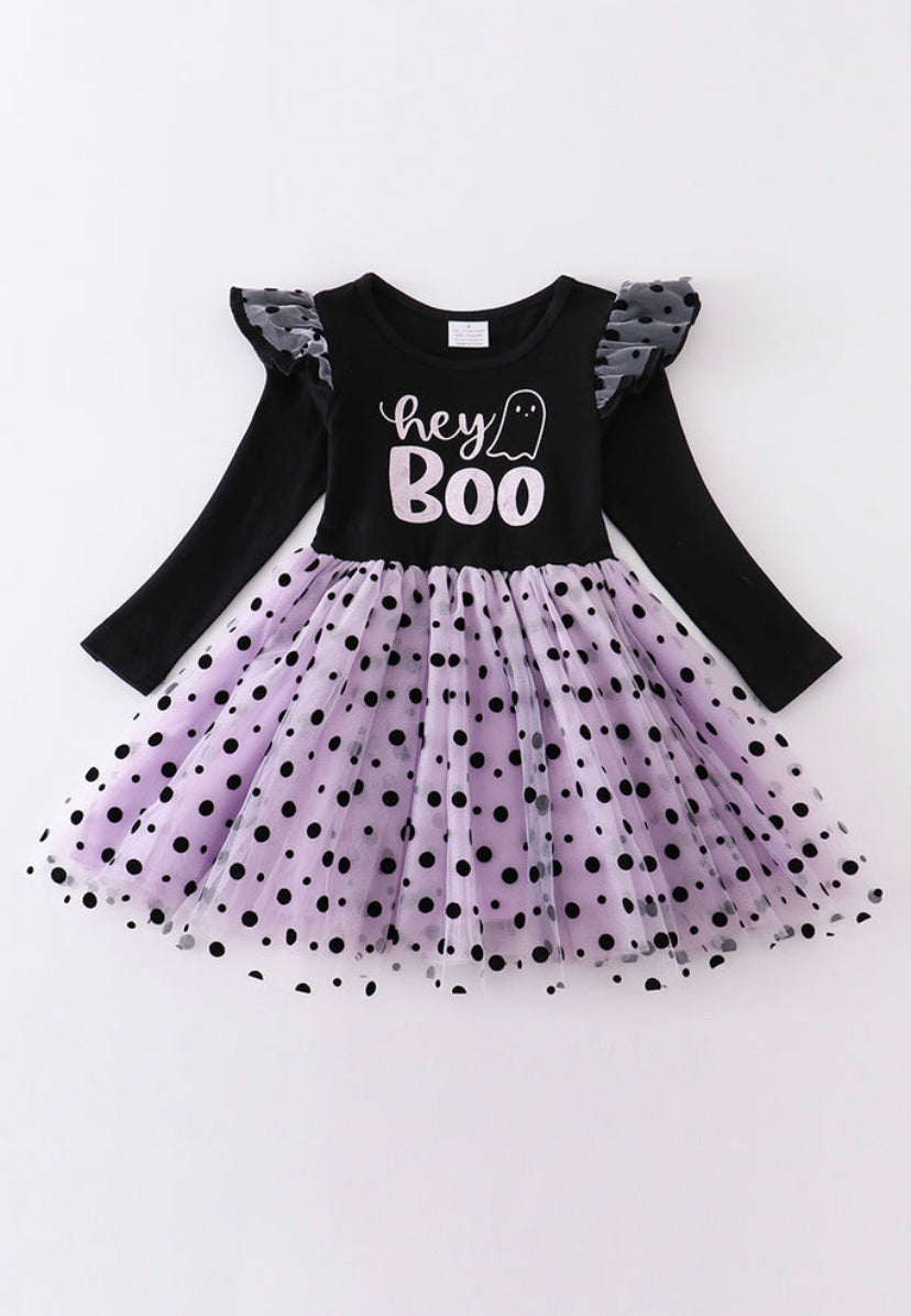 Black "BOO" Dress