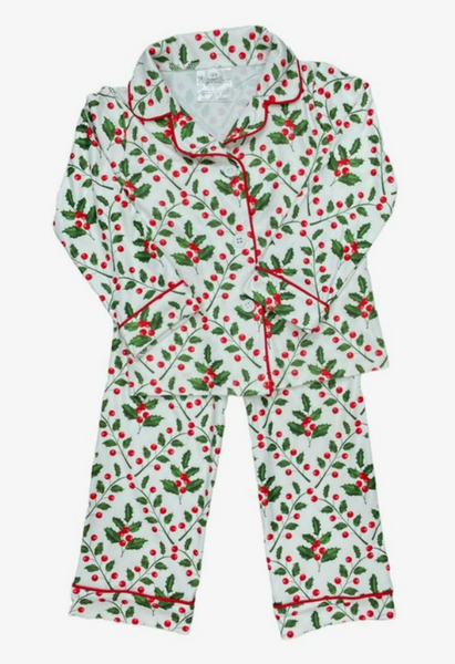 Holly Button Down PJs
