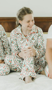 Holly Button Down PJs