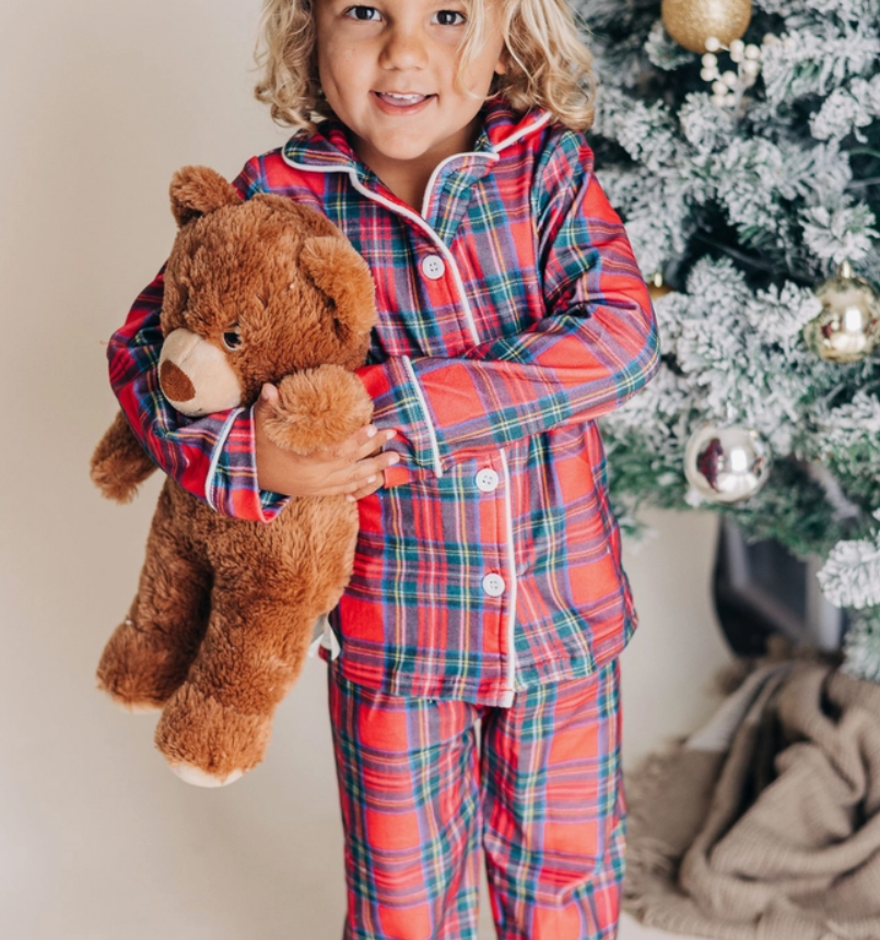 Tartan Button Down PJs