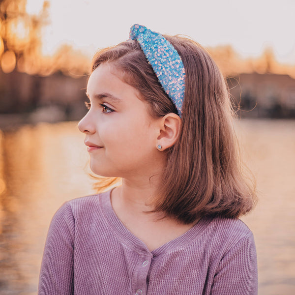 Sparkly Sequin Knot Headband (4 colors available)